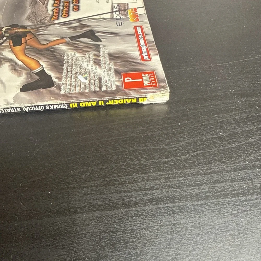 Prima Offical Strategy Guide Tomb Raider 2 And 3 Lara Croft Double Sided